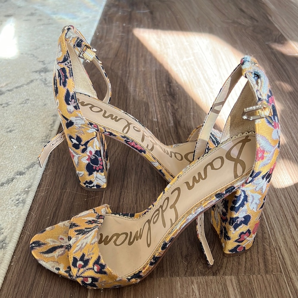 Floral heels - Sam Edelman Yaro sandals